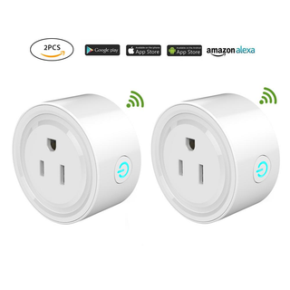 "A WiFi-enabled smart plug for controlling devices in smart homes. This plug allows users to remotely turn on/off connected devices using their smartphone or voice commands."