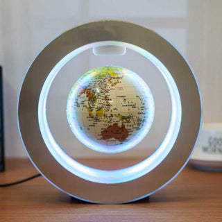 Round LED World Map Floating Globe Magnetic Levitation Light Anti Gravity Magic CJXFZNZN00218-White English UK 79 Smart Lighting Wireless For You Wireless For You COLLECT