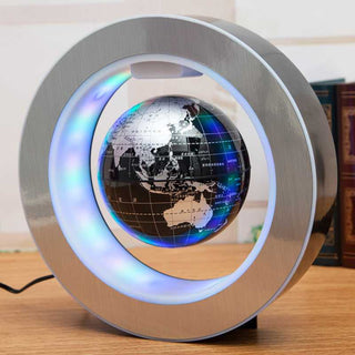 Round LED World Map Floating Globe Magnetic Levitation Light Anti Gravity Magic CJXFZNZN00218-White English UK 79 Smart Lighting Wireless For You Wireless For You COLLECT